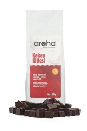 Şekersiz Vegan Glutensiz Kakao Kitlesi (%100 KAKAO) 500 gr ARH239