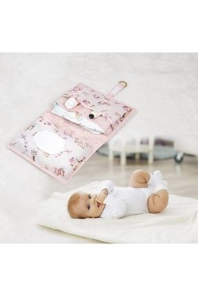 Baby Kullanımı Kolay Desenli Alt Bakım Çantası (pembe) P122248S8273