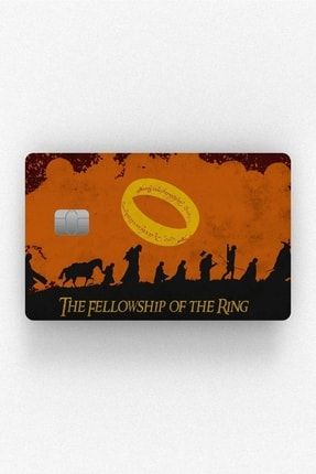 Yüzüklerin Efendisi Silüet - Kart Kaplama Stickerı HPN-3051