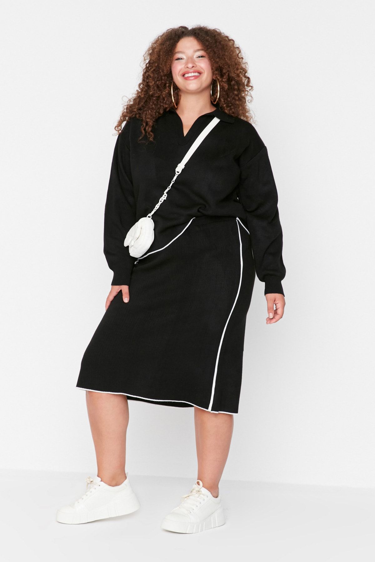 Trendyol Curve-Knitwear Bottom Top Set 2