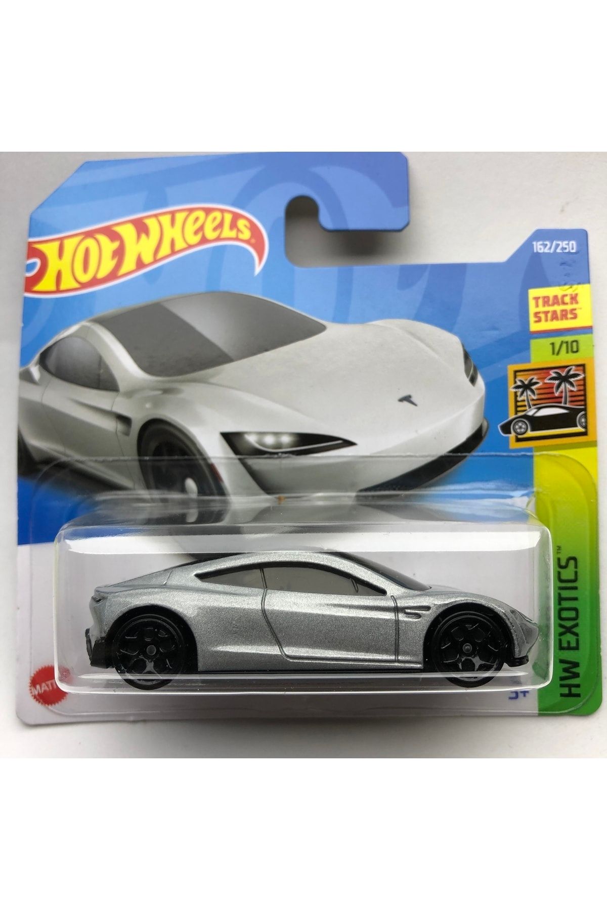 HOT WHEELS 2022 New / Yeni Tesla Roadster Silver 1:64 Ölçek Hotwheels