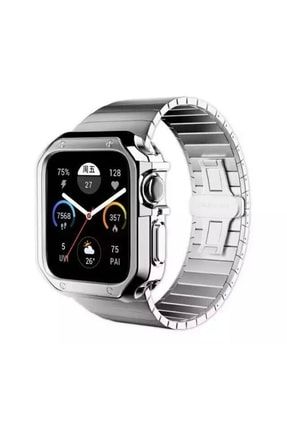 Apple Watch Uyumlu 42/44/45 Mm Star Loop Tpu Kasa Ve Kordon STR2