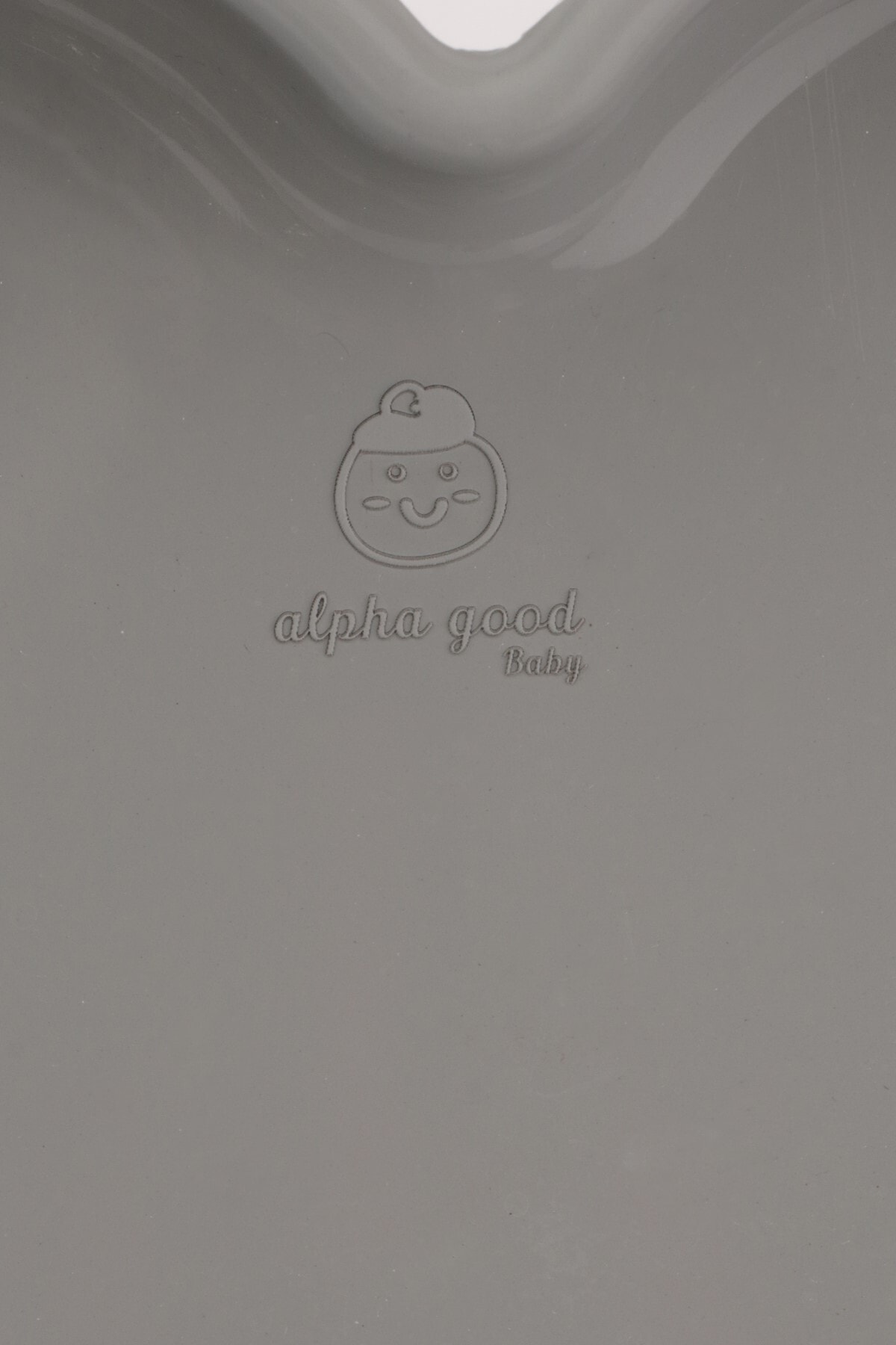 alphagoodbaby Alpha Good Baby Silikon Mama Tabağı+ Gri Kaşık ! fotoğrafı 3 (önizleme)