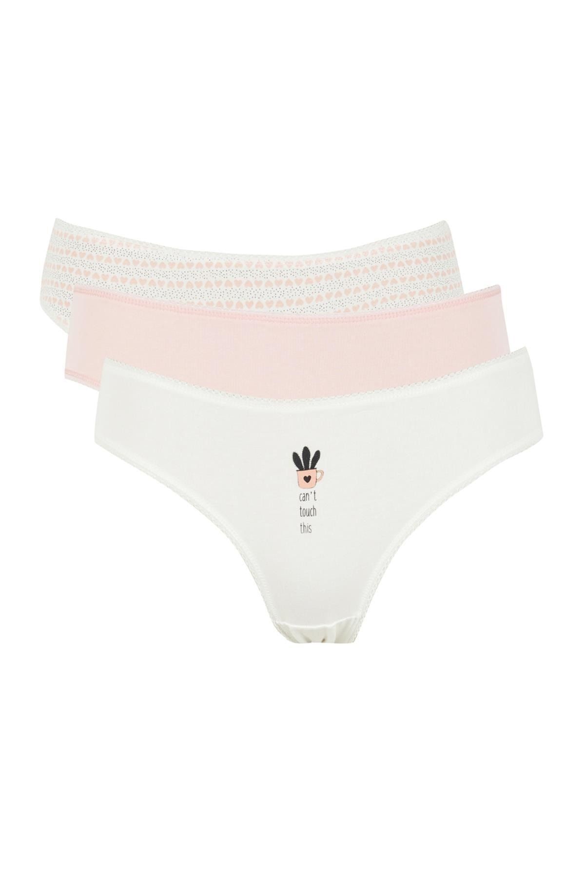 DeFacto Slip Rosa 3er-Pack