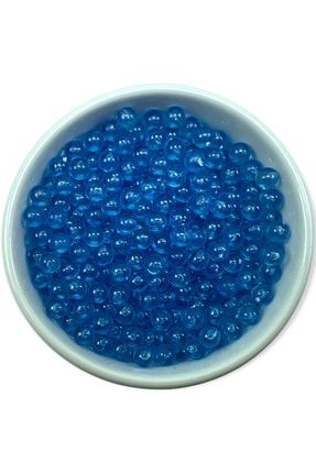 6 Mm Deliksiz Kabak Boncuğu Su Kabağı Boncuğu Açık Mavi (1 KG - 8760 ADET) B453
