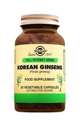 Korean Ginseng 50 Kapsül 8699500200325