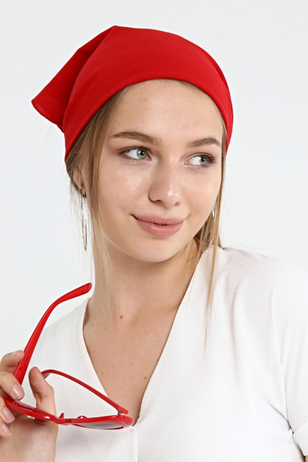 Bandana Desensiz Düz %100 Pamuklu 3
