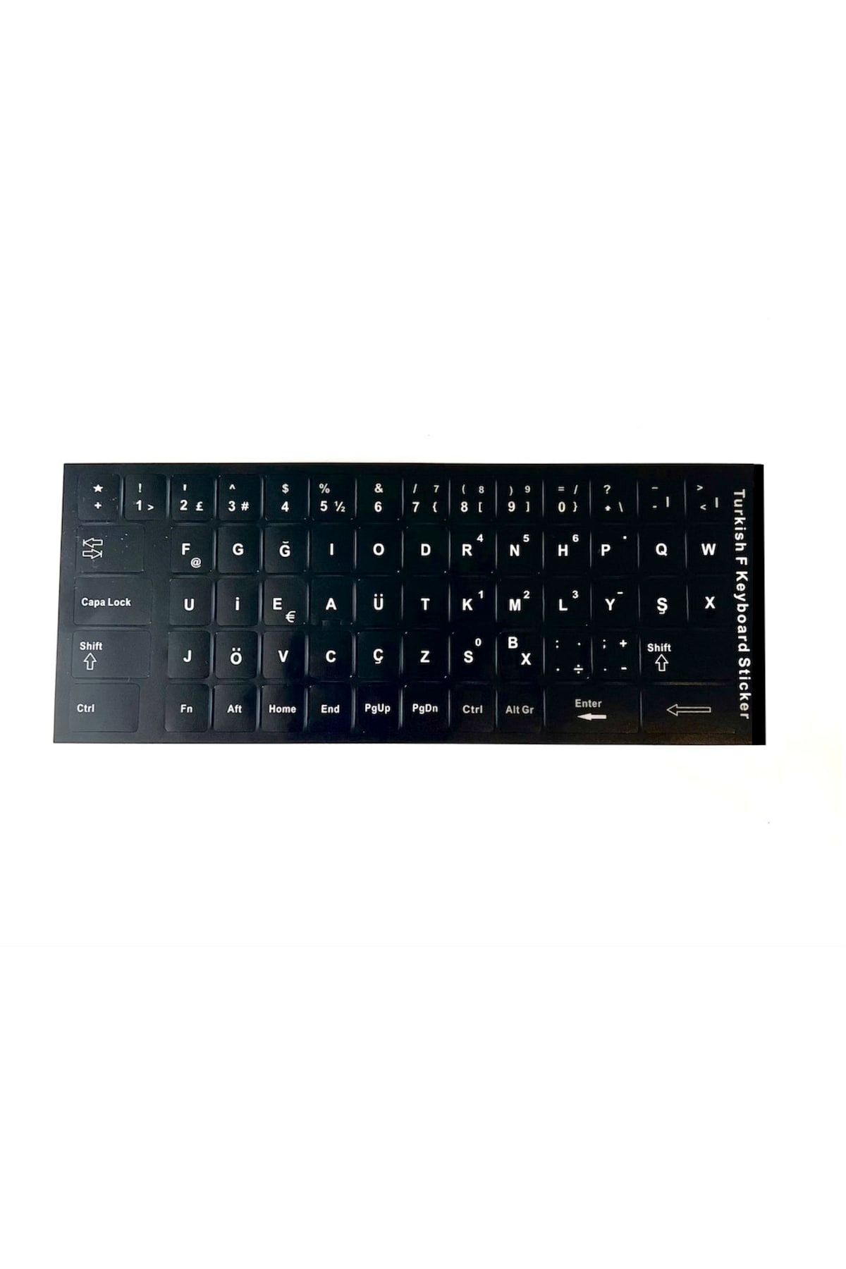 aogo-F Keyboard Stiker Turkish Keyboard Sticky Letter Layout Turkish F Keyboard Sticker F Keyboard Sticker 1