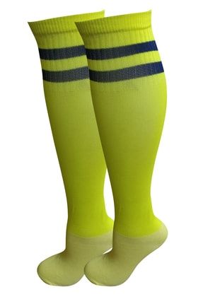 Sport Futbol Çorabı Çocuk Sarı Lacivert sprt432144