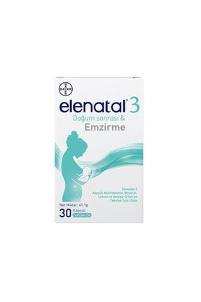 Elenatal 3 Takviye Edici Gıda 30 Tablet TYC00521511375