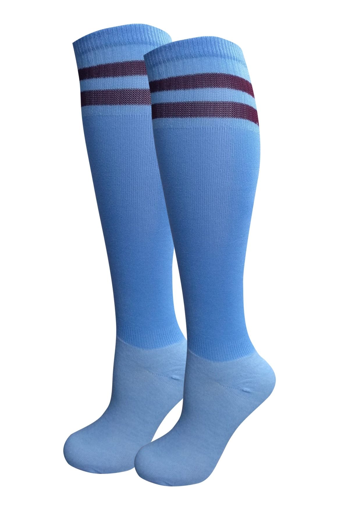 Evox Șosete De Fotbal Albastru Roșu Claret Pentru Copii Unisex - S