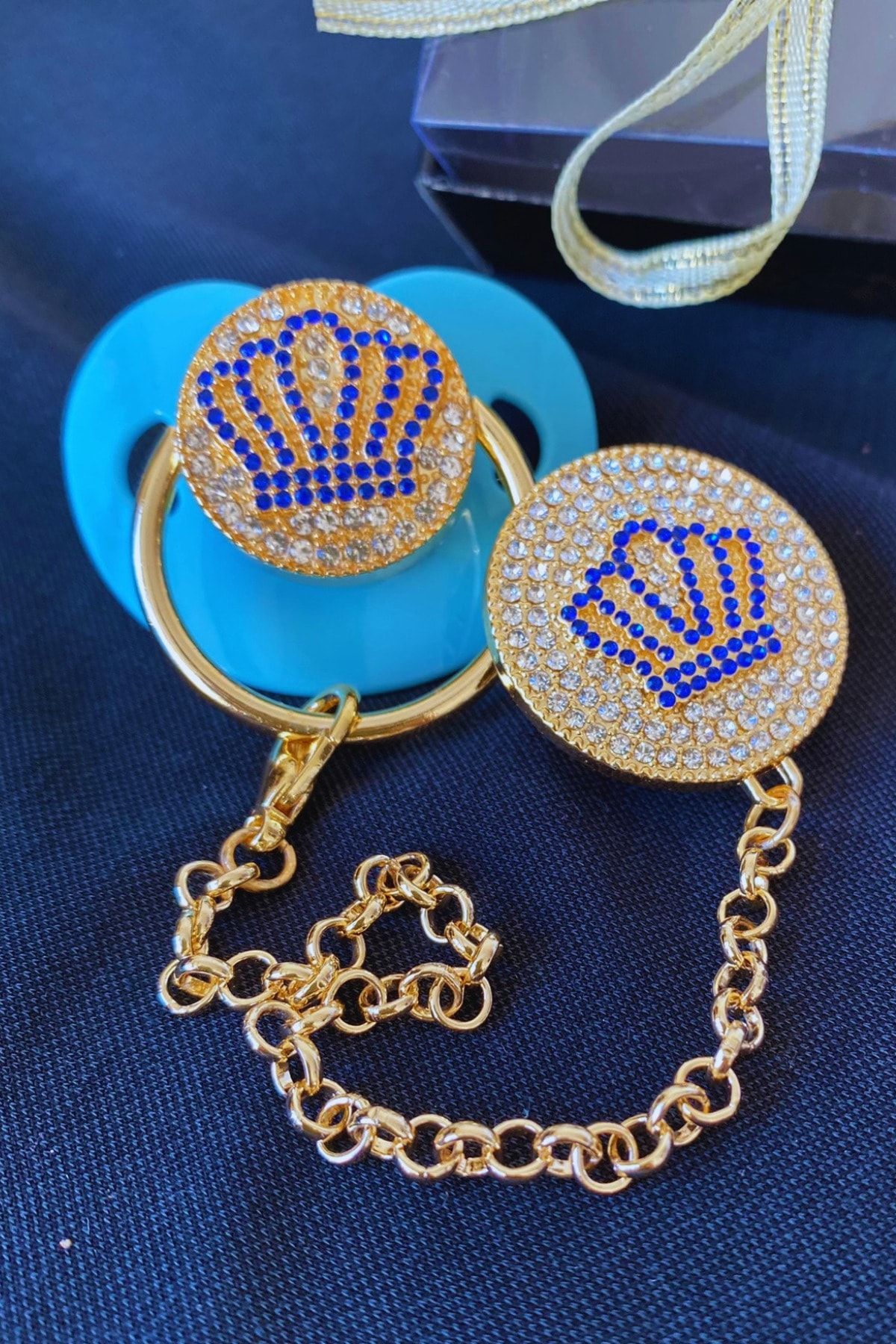Gold plated sale pacifier