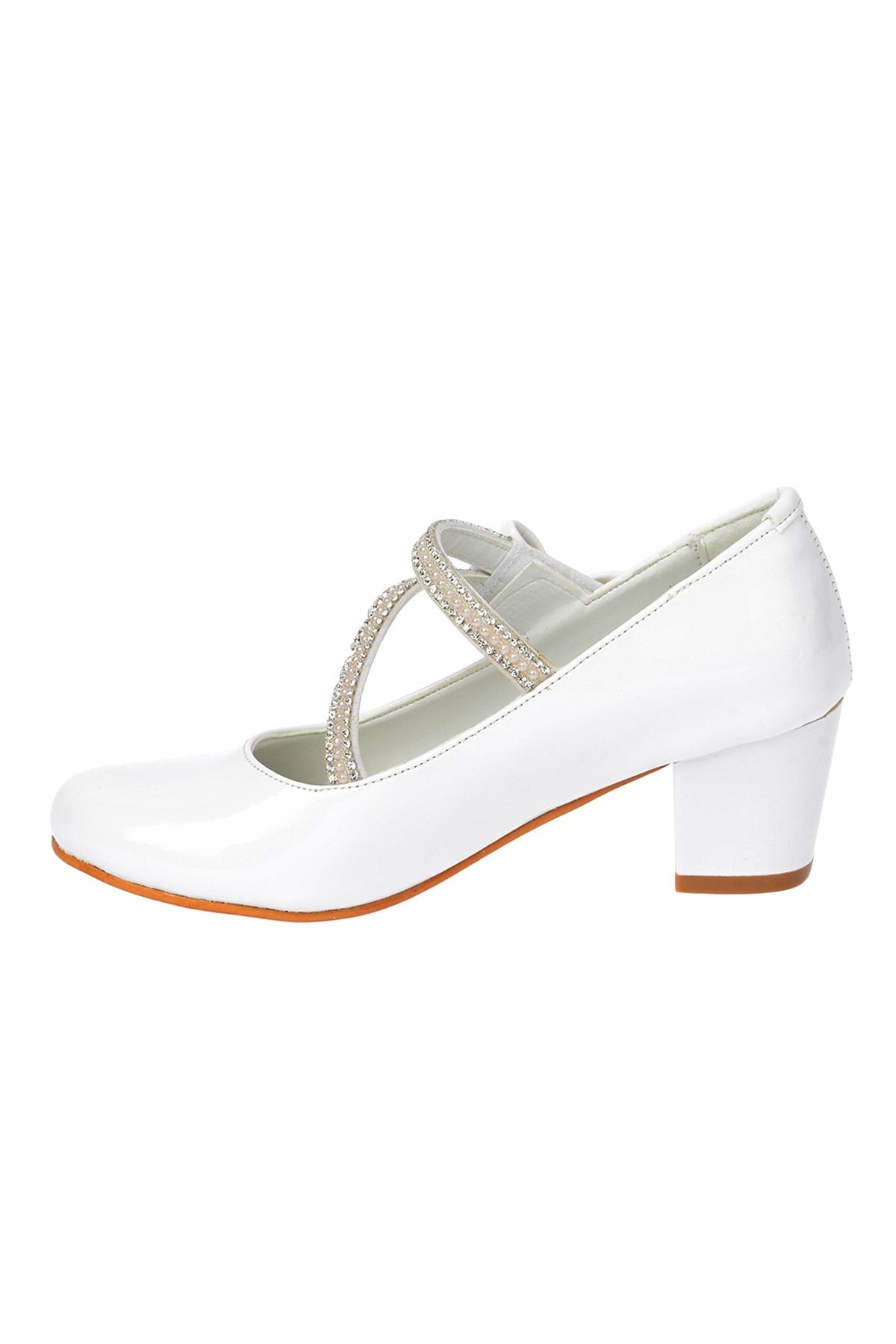 KARAMAZI-Pantofi de zi cu zi pentru fete din piele lacuita cu toc de 4 cm 3