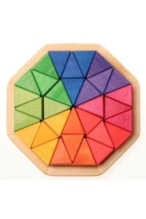 Waldorf Ahşap Puzzle Blokları- Montessori puzzleblok