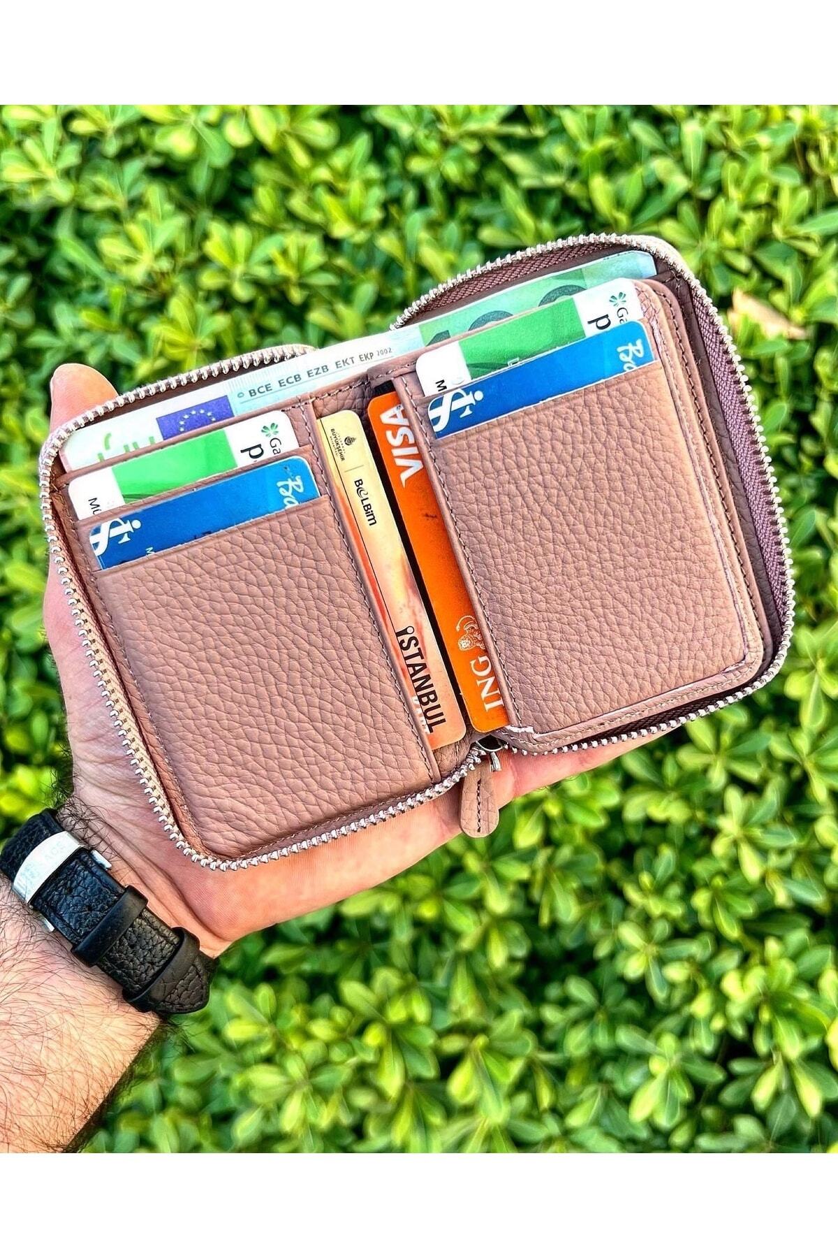 کیف پول مردانه قهوه ای CüzCan | 61 اورجینال - تصویر 2