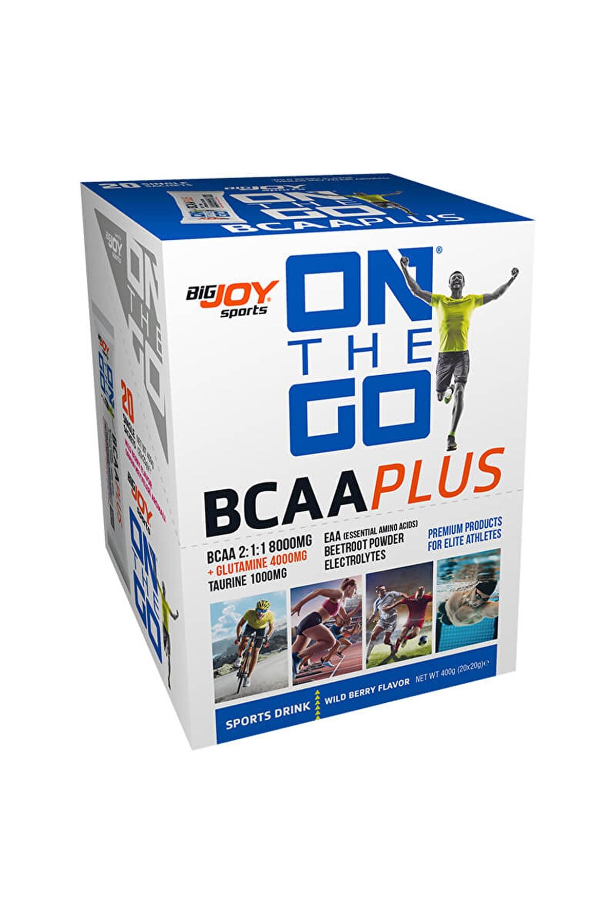 On The Go BCAA Plus 20 جرام × 20 كيس (2 قطعة) On The Go BCAA Plus 20 جرام × 20 كيس (2 قطعة)