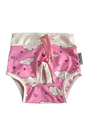 Küçük Irk Cloudy Pink Regl Kedi & Köpek Iç Çamaşırı (1-15 Kg) DGD100737