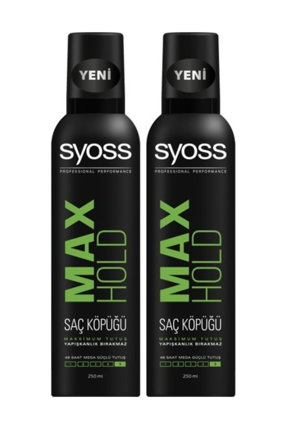 Syoss Max Hold Köpük 250 ml X 2 Adet