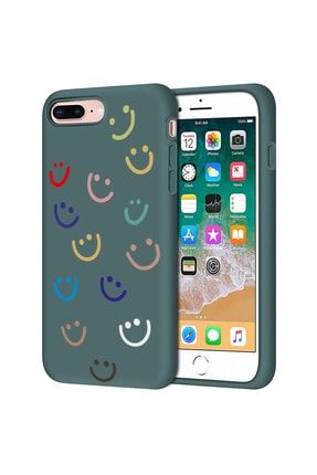 Iphone 7 Plus Smile Gülücük Desenli Içi Kadife Lansman Silikon Kılıf 7plussmilelansman