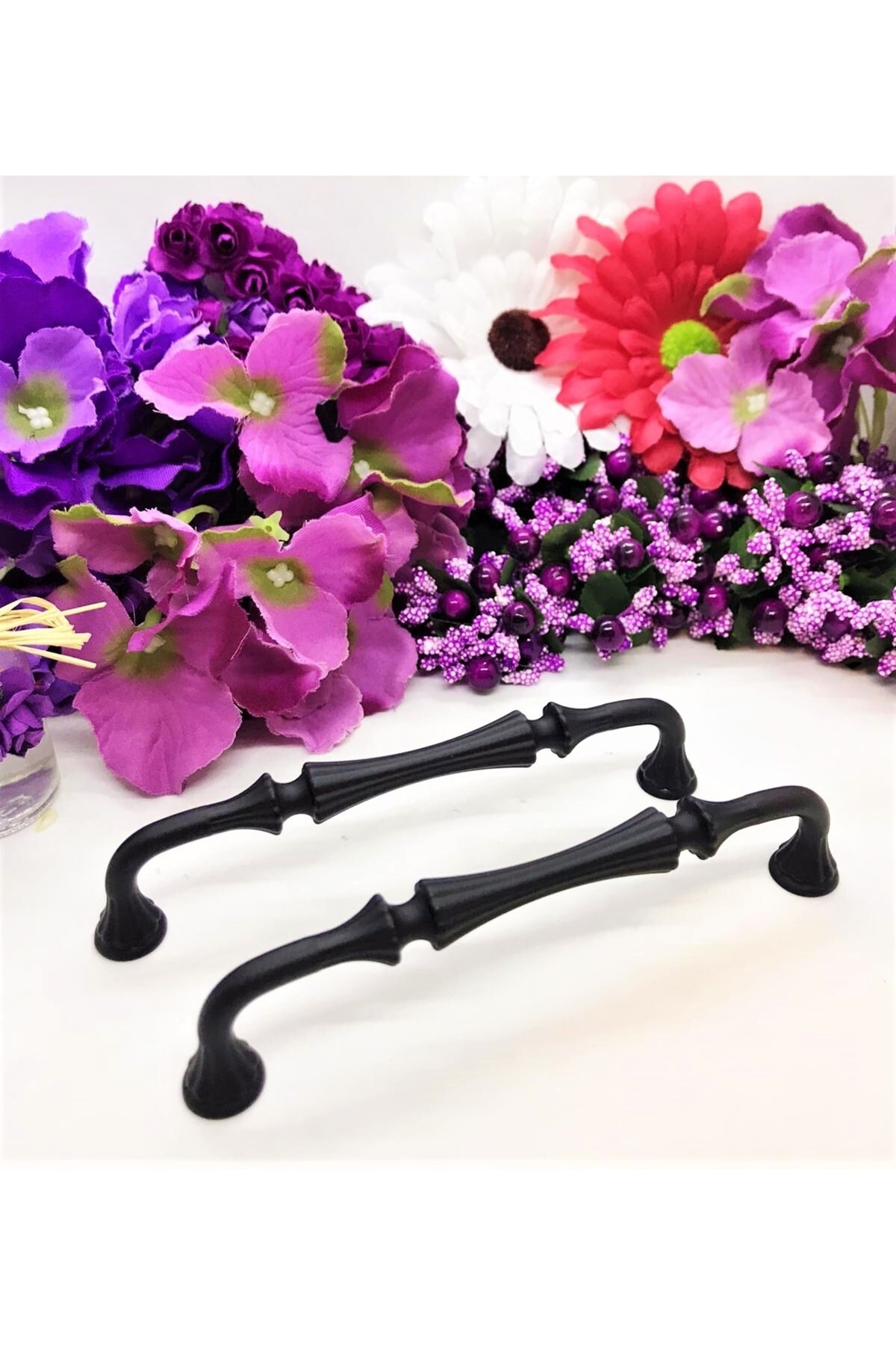 KulpSepetim Vezir 128 Mm Siyah Kulp Mobilya Dolap Çekmece Kulbu