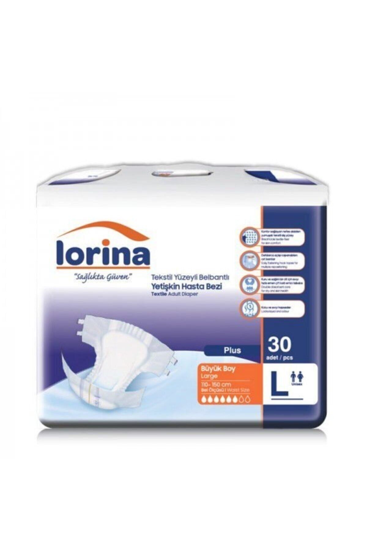 LORİNA Belbantlı Bez 2x30 Adet L
