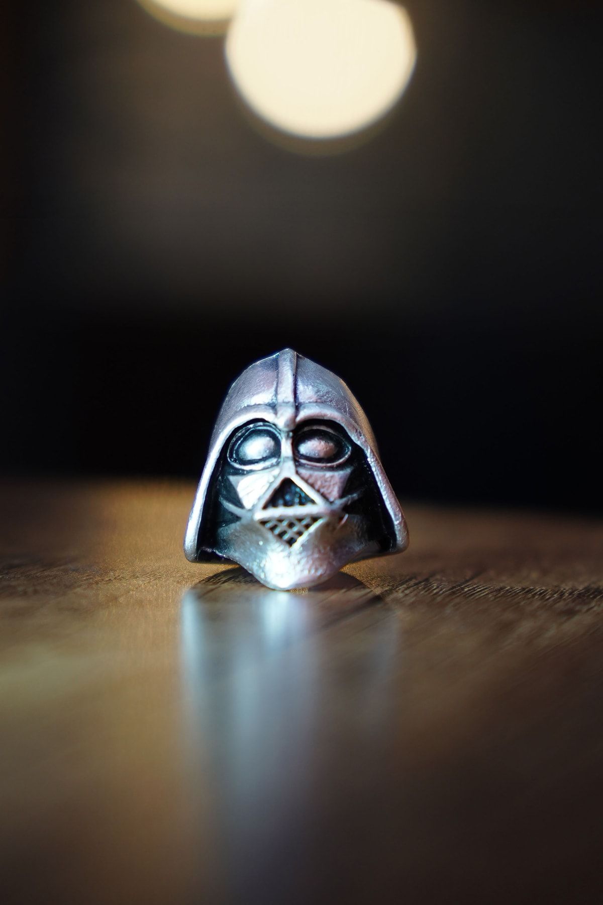 The Collection-Star Wars Darth Vader Model Adjustable Silver Plated Ring 3