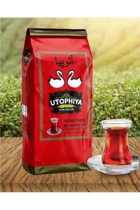 Utophıya Saf Seylan Çayı 800 gram Ithal Süper Pekoe' 'çay 3 Lü Avantaj Paketi Utophıya-3-7221