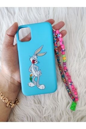 Iphone 11 Uyumlu Bugsy Bunny Mavi Kılıf bgsbny1
