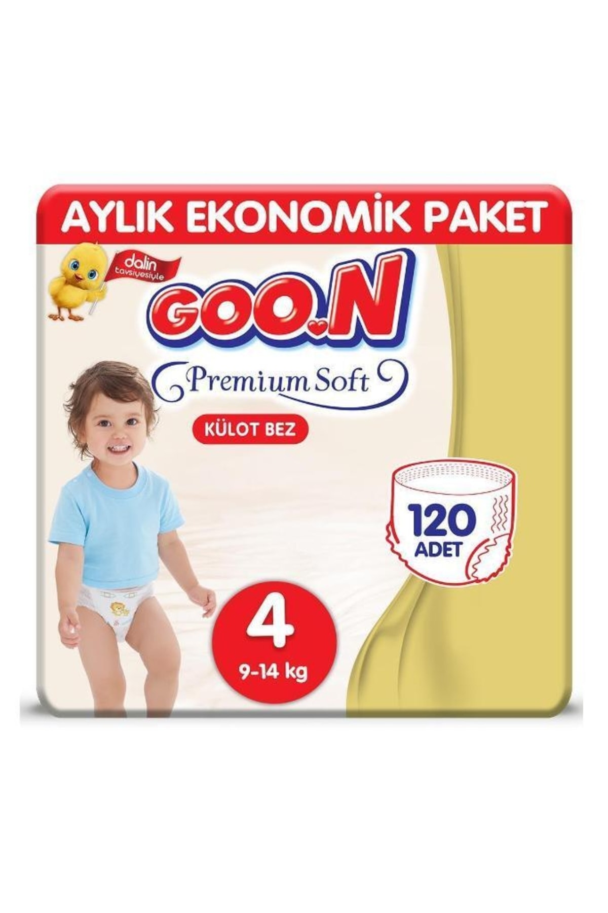 Goo.n Premium Soft Külot Bez 4 Beden 120 Adet