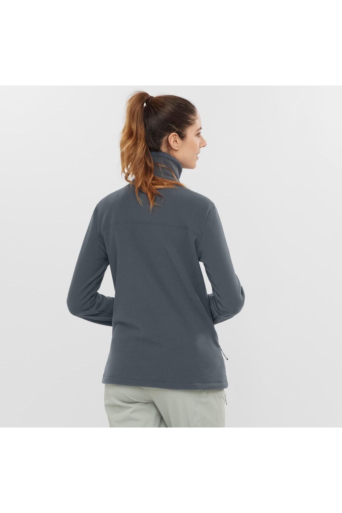 Salomon سویشرت زنانه پشمی Sntıal Cozy Fleece Fz W مشکی