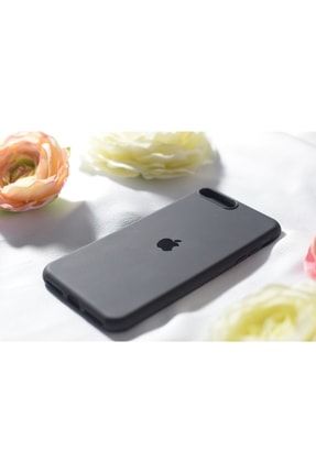 Iphone 7plus-8plus Uyumlu Siyah Içi Kadife Logolu Lansman Kılıf Kapak 7Plus-8Plus Lansman