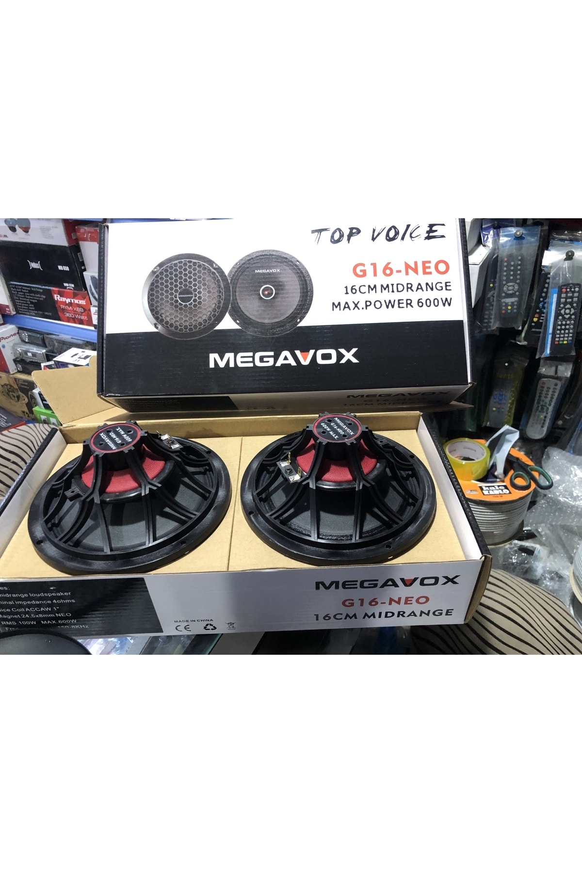 Megavox G16 Neo 600 Wat 100 Rms Mıdrange (neo Serisi Anfiye