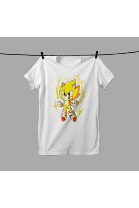 Super Sonic The Hedgehog Characters T-shirt 09428