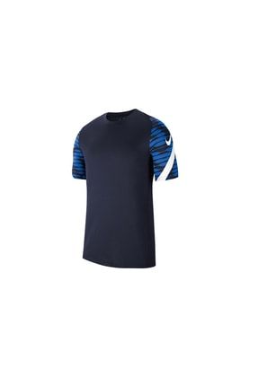 Df Strke21 M Nk Top Ss Erkek T-shirt Obsidian - Kraliyet Mavisi - Beyaz DN4142-451