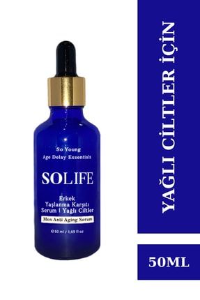 So Young Erkek Yaşlanma Karşıtı Serum Yağlı Ciltler Için 50 ml so100350-menyc