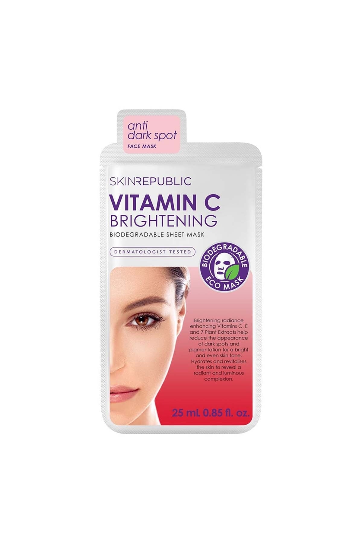 Skin Republic Aydınlatıcı C Vitaminli Yüz Maskesi