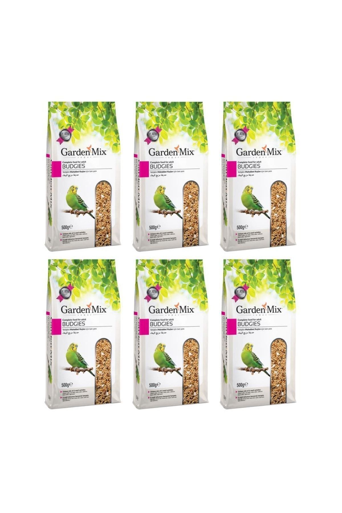 Gardenmix Garden Mix Muhabbet Kuşu Yemi 6x500 Gr