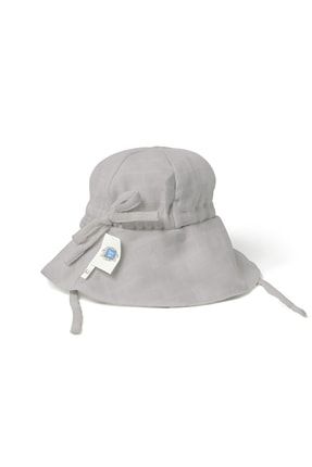 Müslin Bebek Şapkası – Cotton Grey-gri 6-12 Ay TYC00523776453