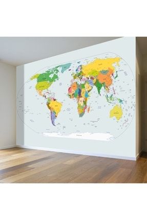 Dünya Haritası Küresel Duvar Posteri A500-002
