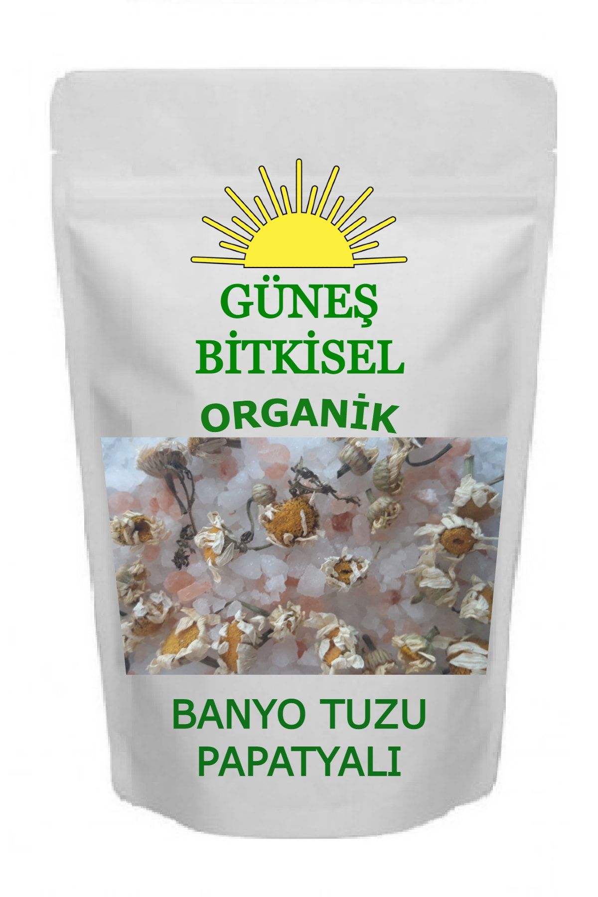 Güneş Bitkisel Organik Papatyalı Dinlendirici Banyo Tuzu 250 Gr