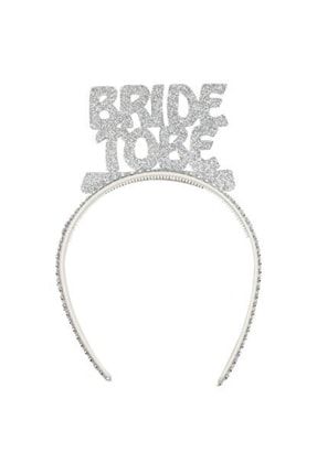 Bride To Be Simli Eva Taç Gümüş Simli Taç - 01