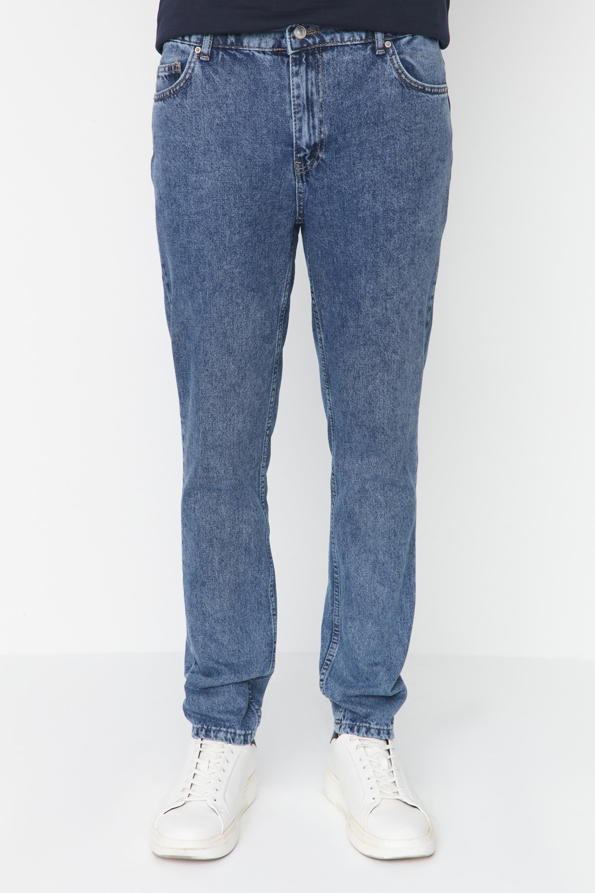 Trendyol Collection Jeans Blau Slim Fast ausverkauft