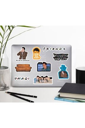 Friends Film-dizi Laptop Notebook Tablet Etiket Sticker Set P4 HDSTCKR-2543