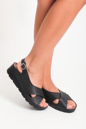 Anatomik Arkası Açık Topuk Destekli Kadın Sandalet Avx01 AVX01-1