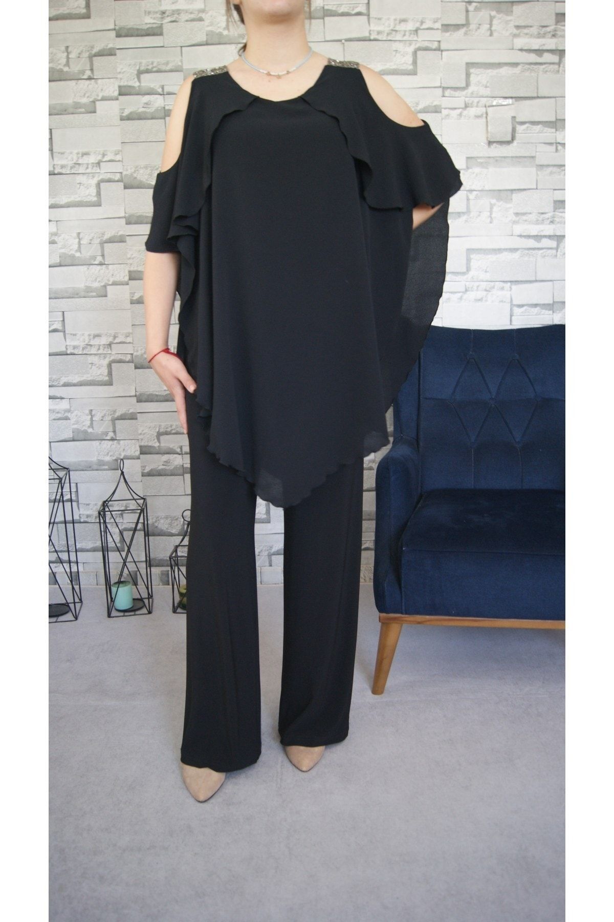 Plus jumpsuit black hot sale