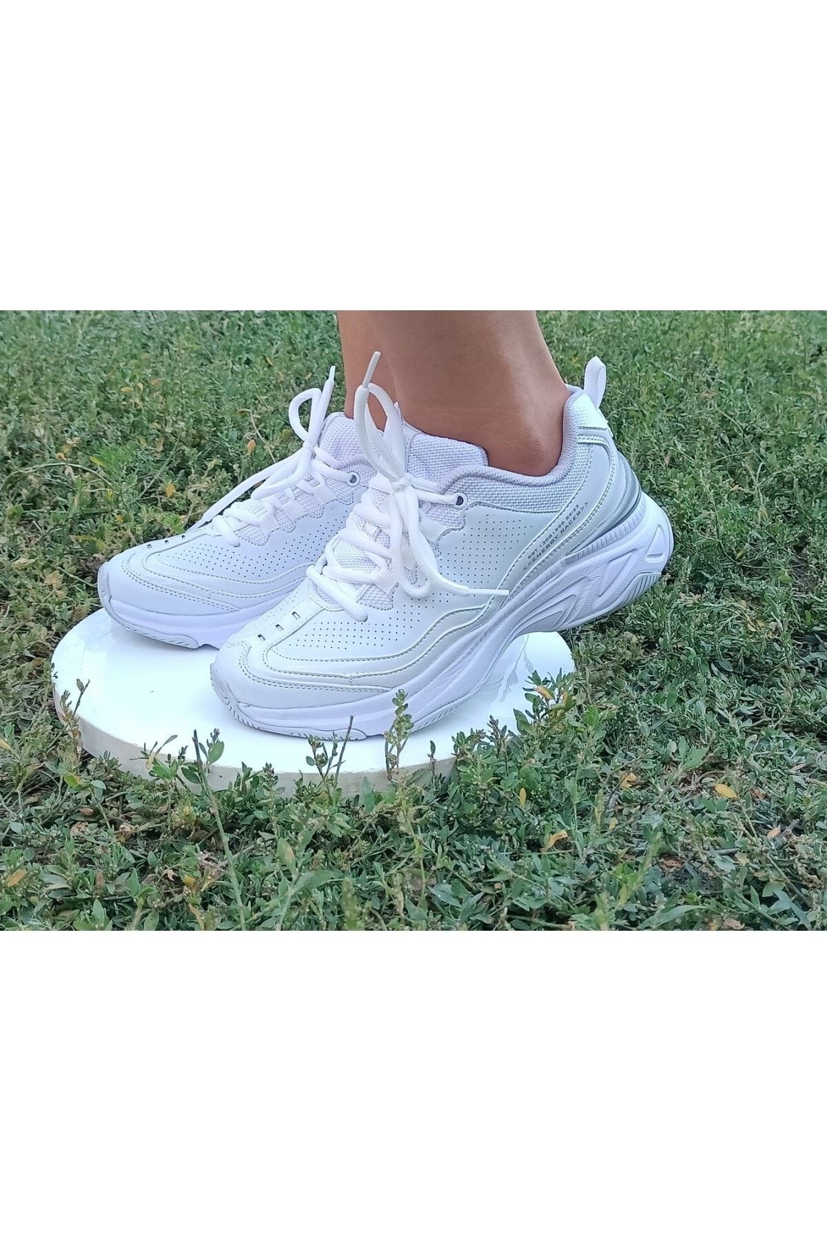 Bestoff-White - Caucasian New Trend Thick Sole Full Orthopedic Snekars Sports Shoes 2