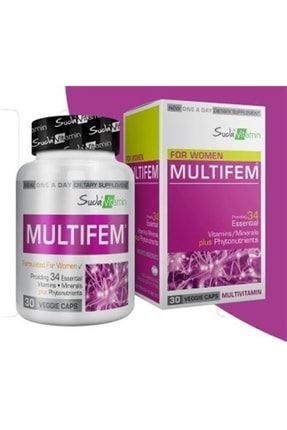 Bigjoy Vitamins Multifem Multivitamin 30 Kapsül BİG351719