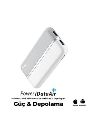 iData Air 16 Gb Hafızalı Çift Çıkışlı 10000 mAh Powerbank HBD10