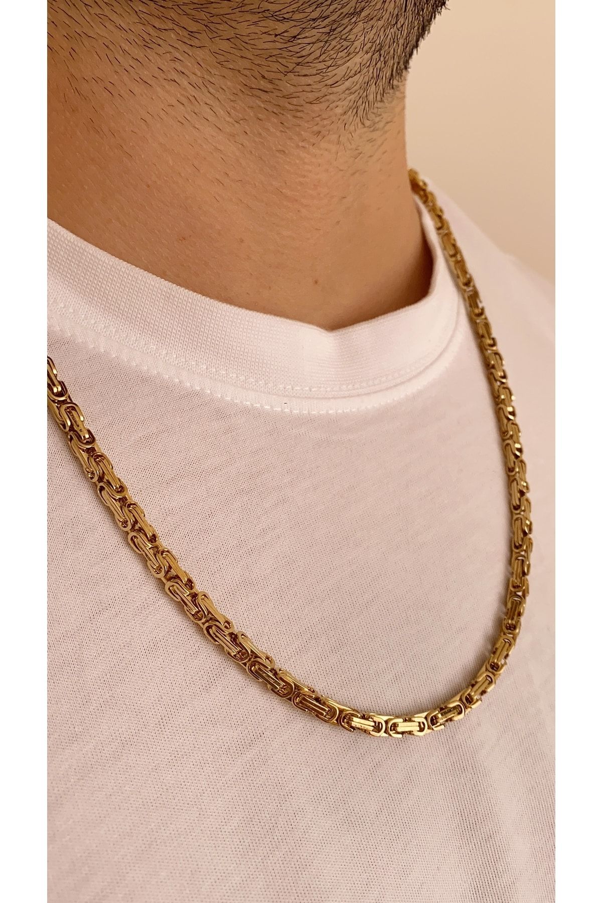 Double chain necklace new arrivals men
