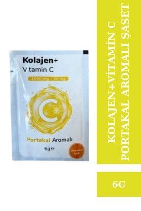 Kolajen + Vitamin C Portakal Aromalı Şase 1000 mg + 20 mg 1 Şase KVP1000.1
